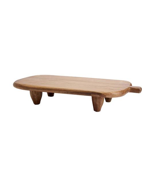 Handmade Blonde Mango Wood Pedestal 1
