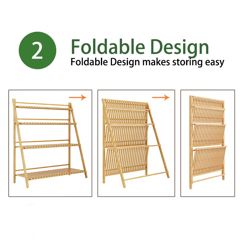 3 or 4-Tier Bamboo Rack 4