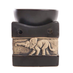 Big Square Elephant Style Ceramic Oil Candle Burner