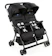 Chicco OHlalà Black Night Twin Stroller 1