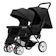 Beige Twin Stroller for 1–4 Yrs up to 50 kg 1
