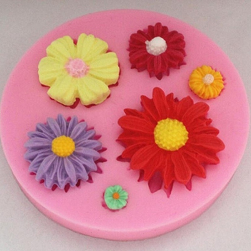 Flower Shaped Fondant Mold 2