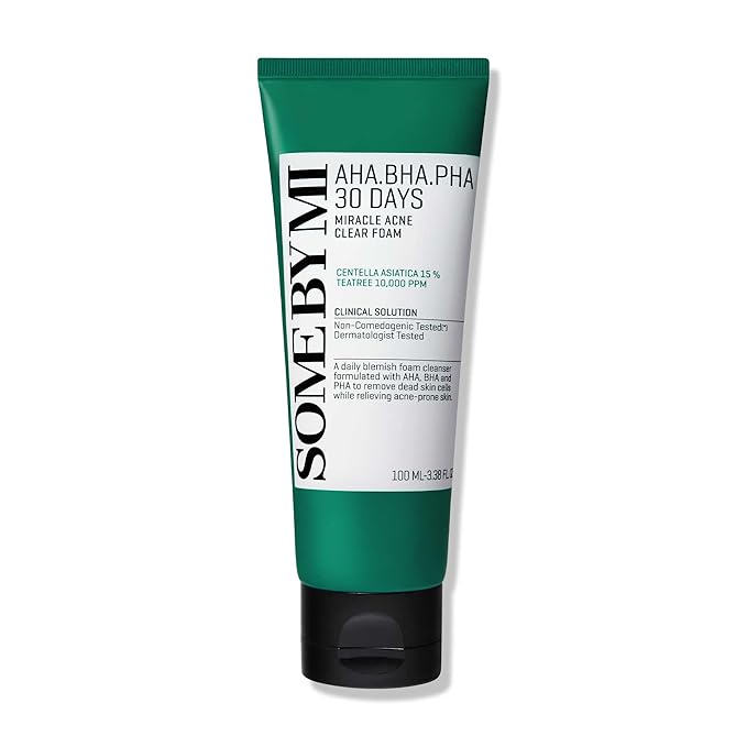 AHA BHA PHA 30 Days Miracle Acne Clear Foam Cleanser  1