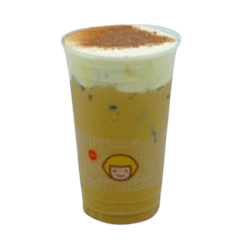 Milk Tea With Rock Salt and Cheese