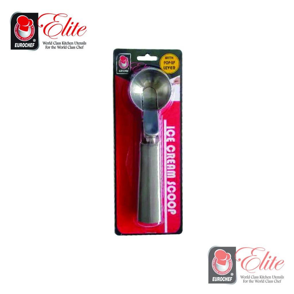 Stainless Steel Ice Cream Scoop with Pop-up Lever 2