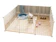 Organono DIY Steel Panel Extendable Dog Cage 1