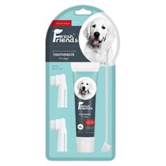 Pet Brush Set With Mint Toothpaste
