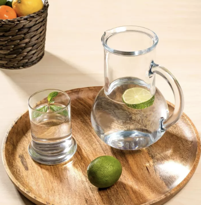 Oasis Glass Pitcher and Tumbler Set 3