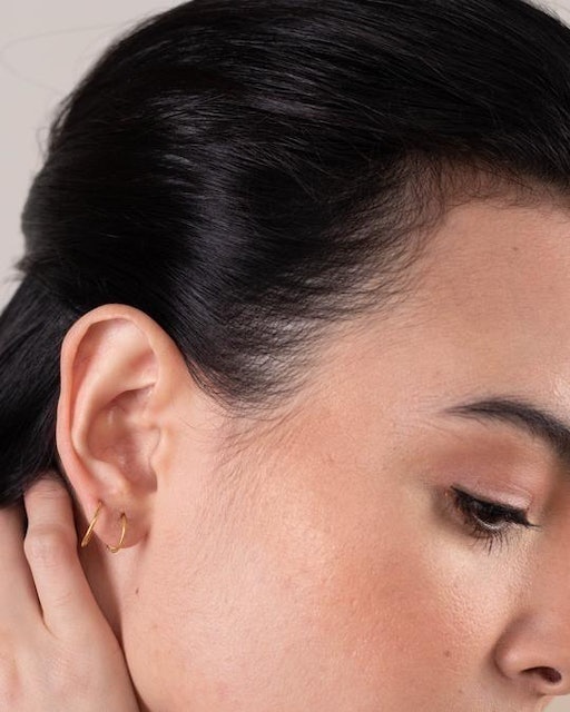Skinny Hoop Earrings 2