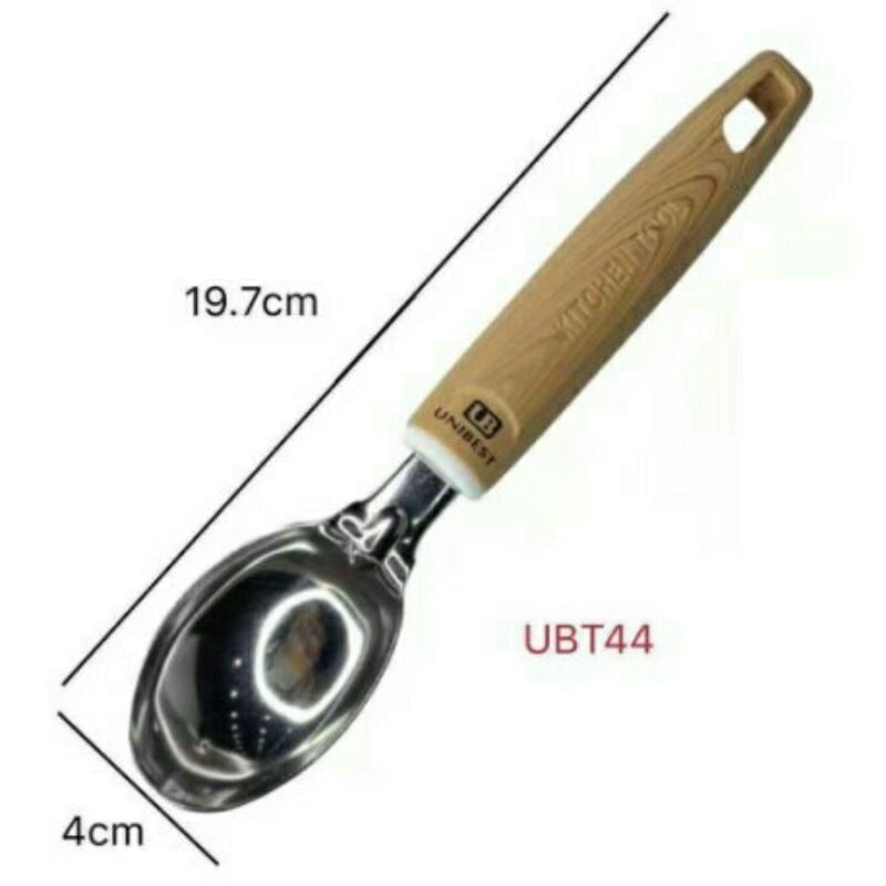 Ice Cream Scooper With Wooden Handle 2