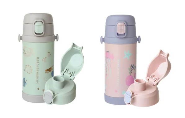 Straw & Spout Insulated Water Bottle	  2