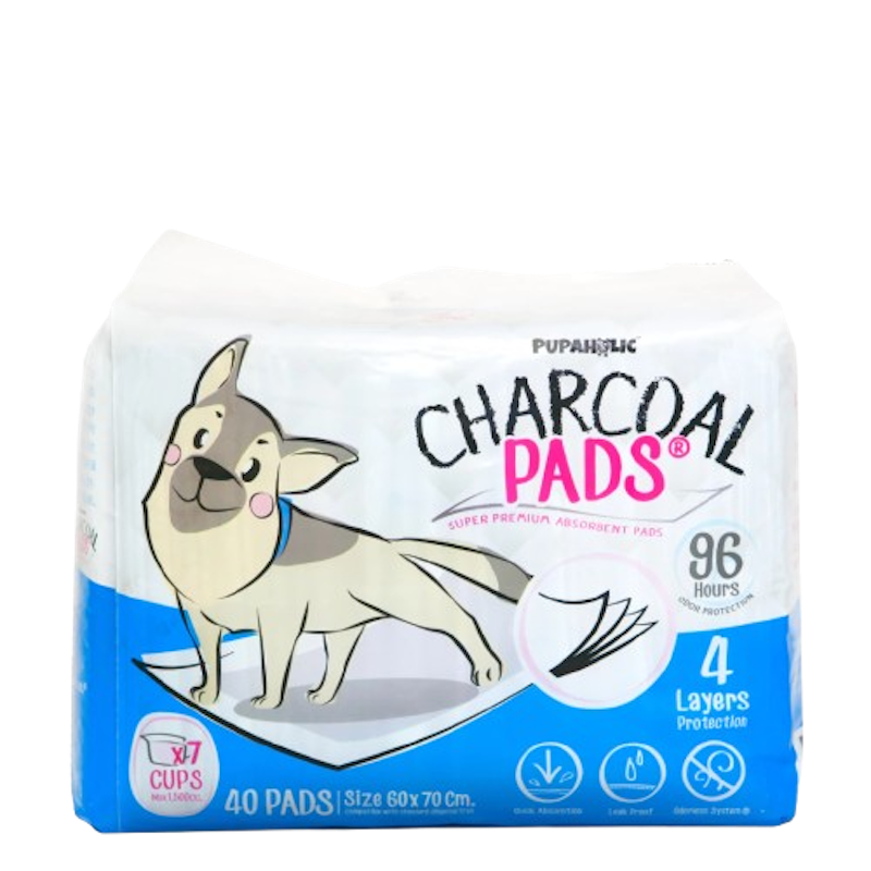 Charcoal Dog Training Pee Pads 1