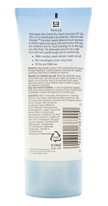 Ultra Sheer Dry Touch Sunscreen SPF50 2