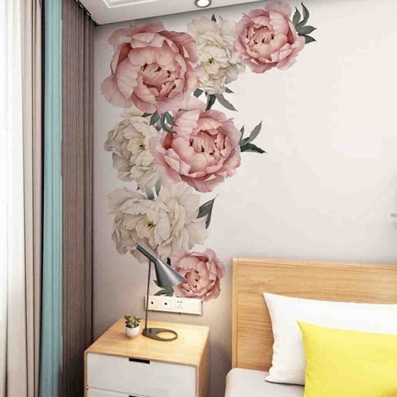Peony Rose Flower Wallpaper Sticker 3