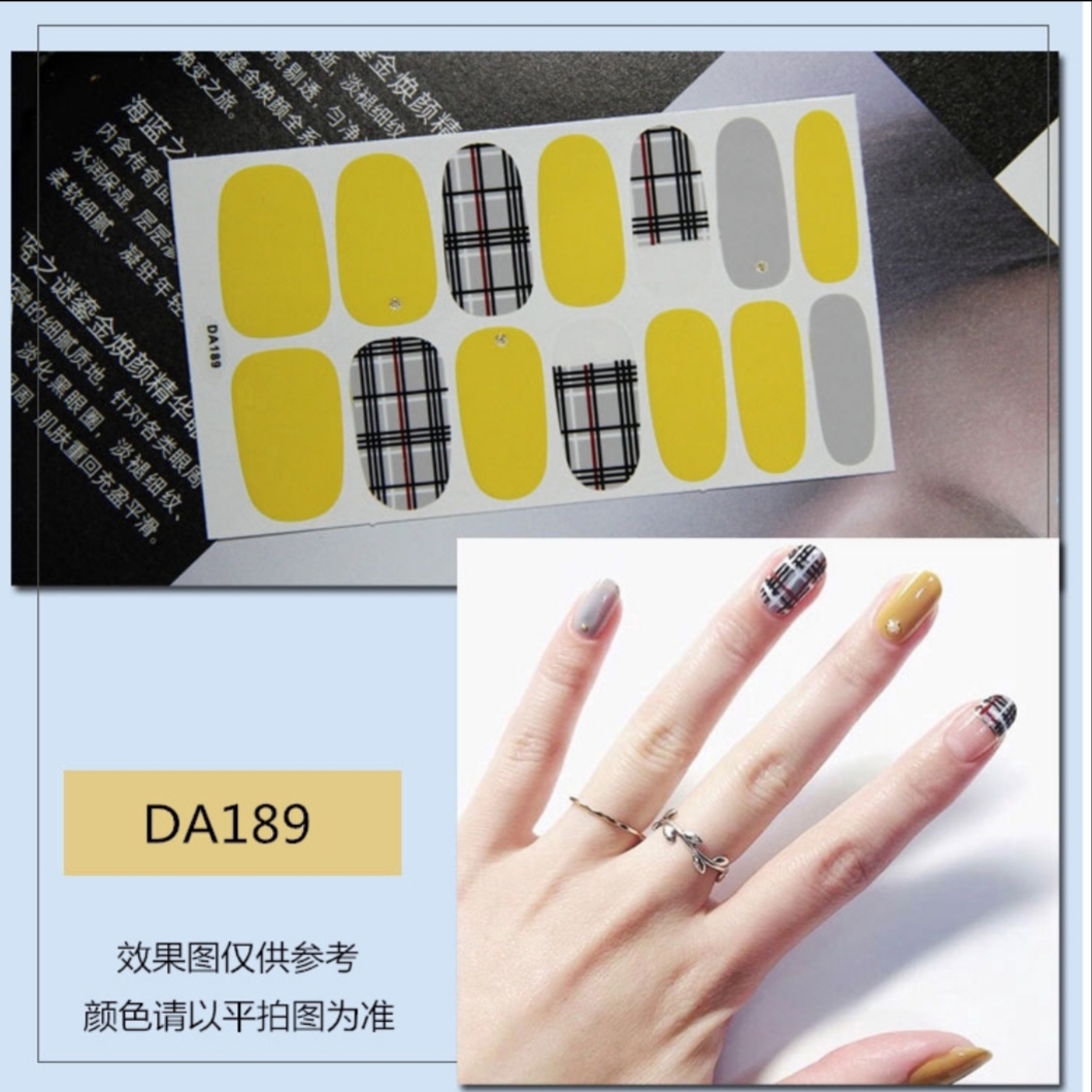 Korean Waterproof Nail Sticker  4