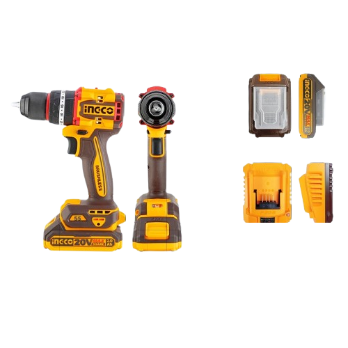 20V 55Nm Brushless Cordless Impact Drill (Full Set) 1