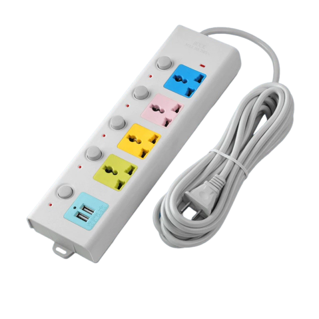 Multi-Function Socket Extension Outlet 	 1