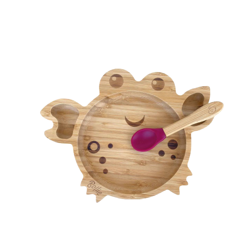 Premium Bamboo Suction Plate 1