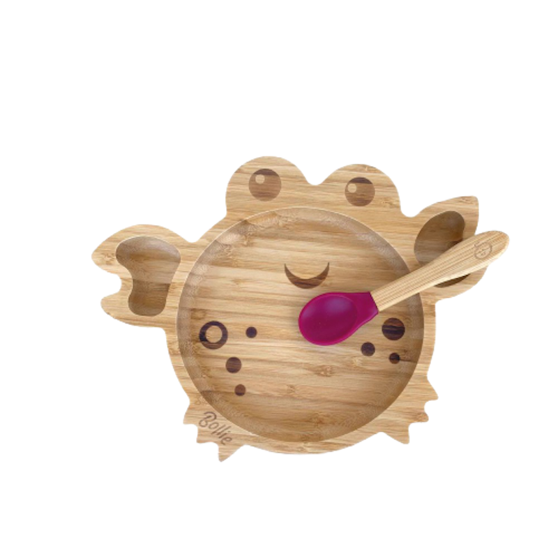 Premium Bamboo Suction Plate 1