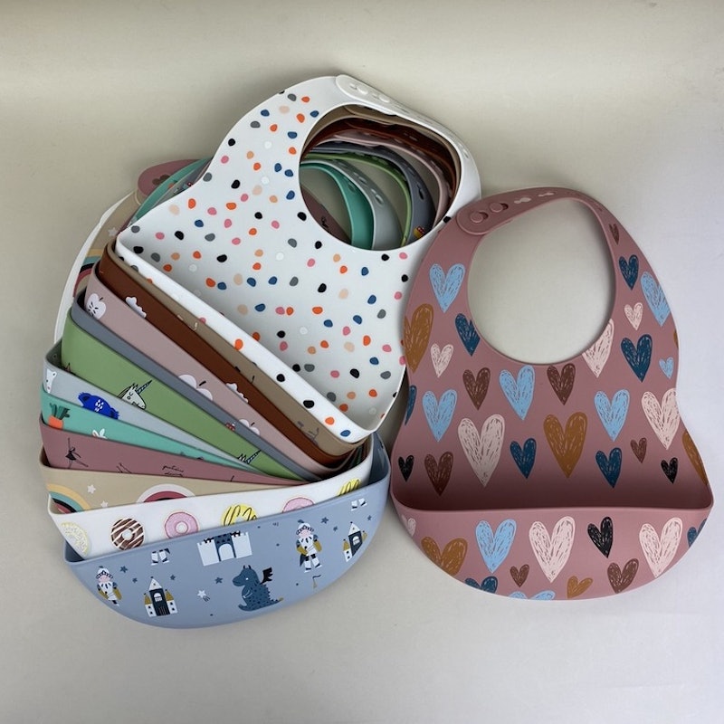 Premium Silicone Printed Bib 2
