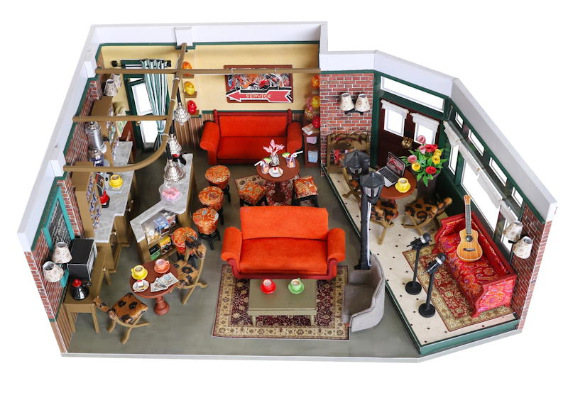 DIY Miniature Central Perk Dollhouse Set 1