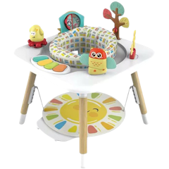 4-in-1 Baby Activity Center, Game Table, and Adjustable Jumper