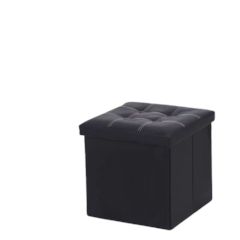 Rectangular Folding Storage Stool Chair