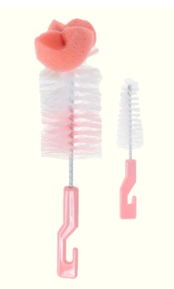 Bottle and Nipple Brush with Foam Head	  1