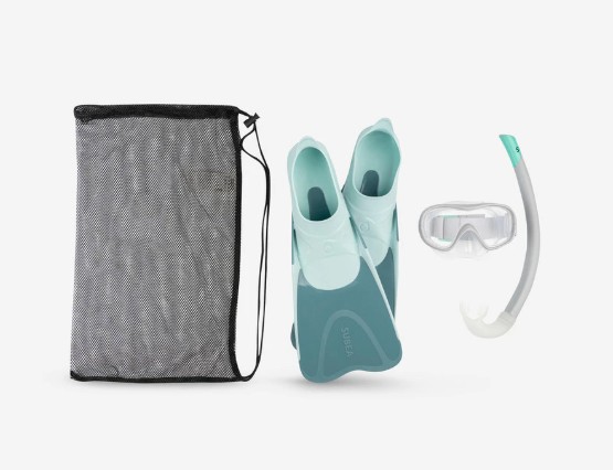 Kids' Snorkelling Fins Mask Snorkel Set 	  6
