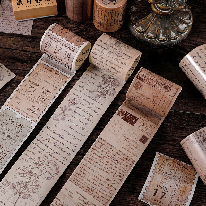 European Vintage Washi Tape 1