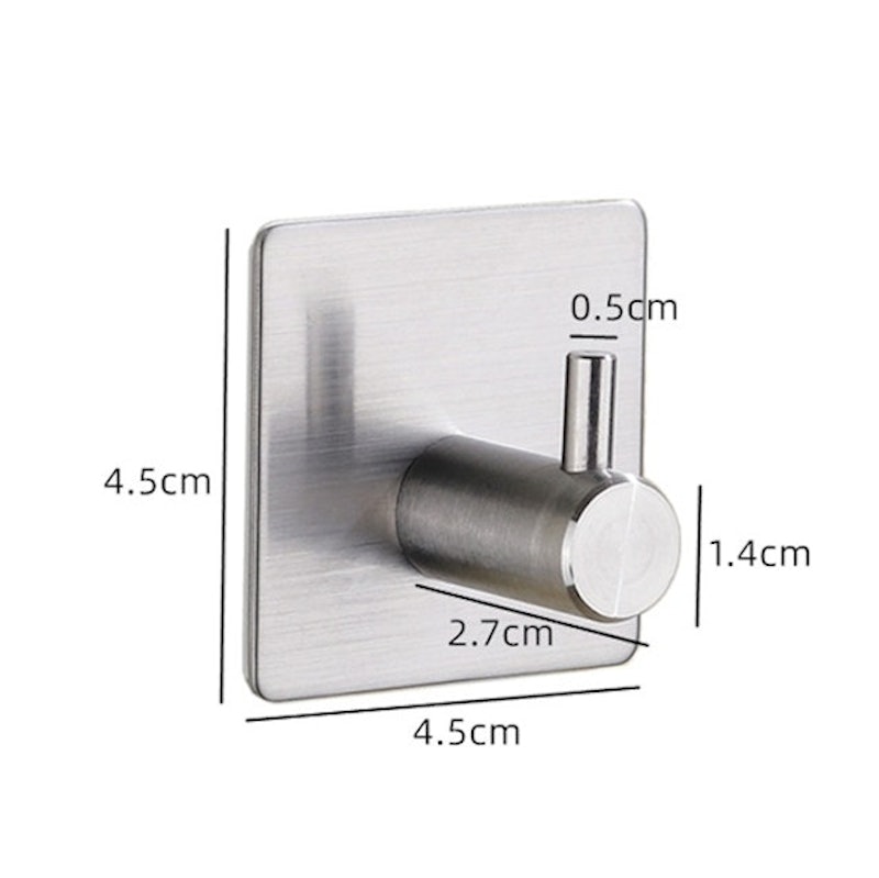 Stainless Steel Adhesive Wall Hook 2