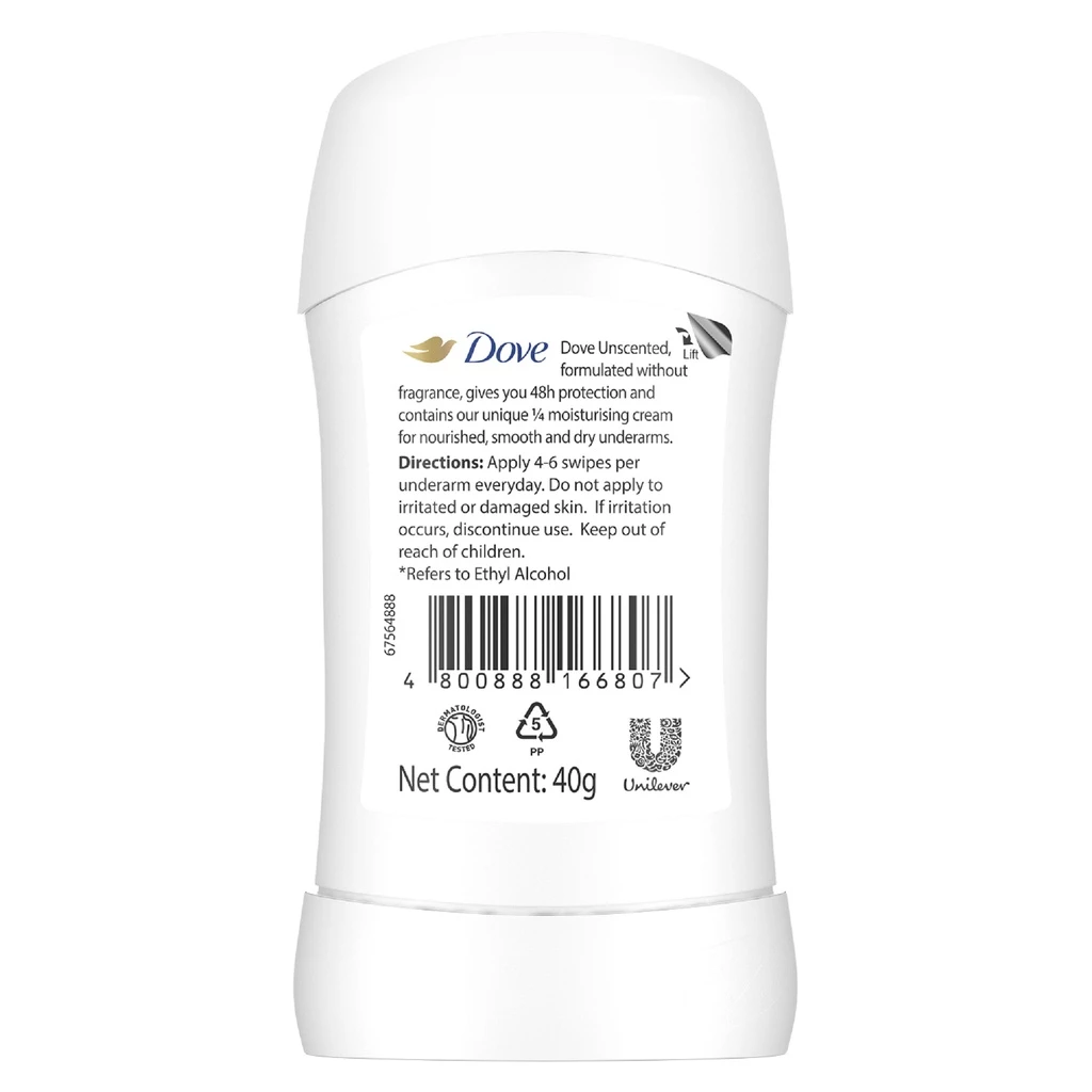 Unscented Antiperspirant Stick 2