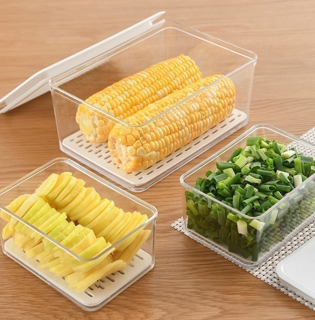 Airtight Container With Drain Board 1