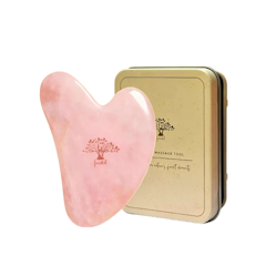 100% Natural Rose Quartz Gua Sha