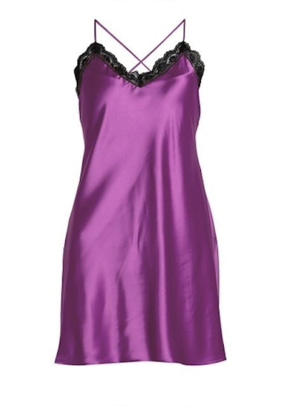 Kaya Charmeuse Satin Chemise 1