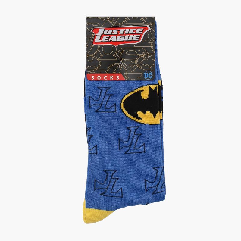 DC Comics Justice League Batman Crew Socks (Blue) 2