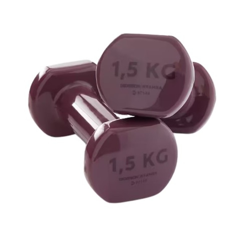 Nyamba Pilates Toning Dumbbells Twin-Pack 1.5kg 2