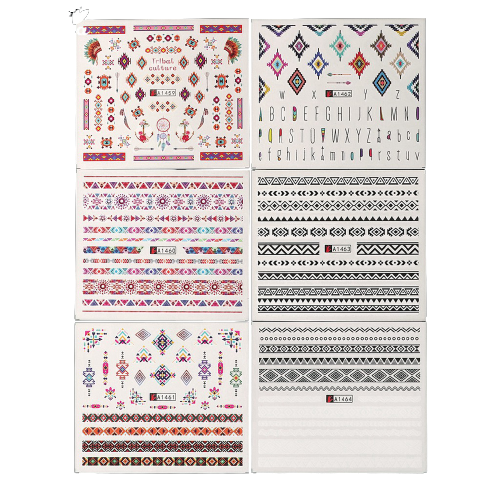 Nail Art Stickers Ethnic Series 2