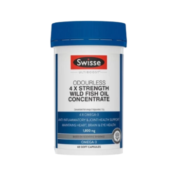 Odourless 4 x Strength Wild Fish Oil Concentrate 1