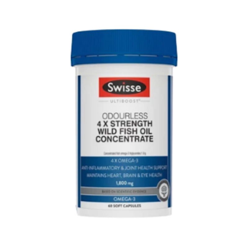 Odourless 4 x Strength Wild Fish Oil Concentrate 1