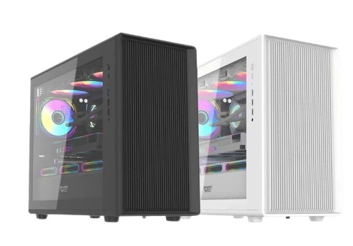 Tempered Glass Panel Luxury M-ATX PC Case	  2