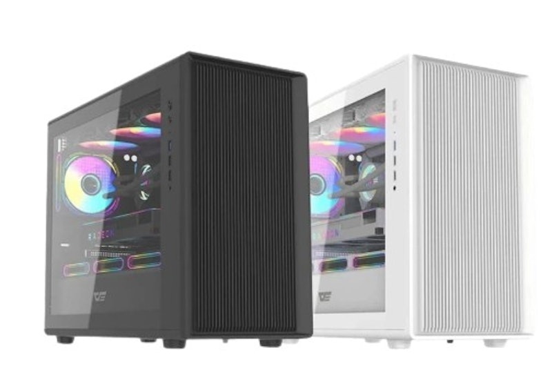 Tempered Glass Panel Luxury M-ATX PC Case 2