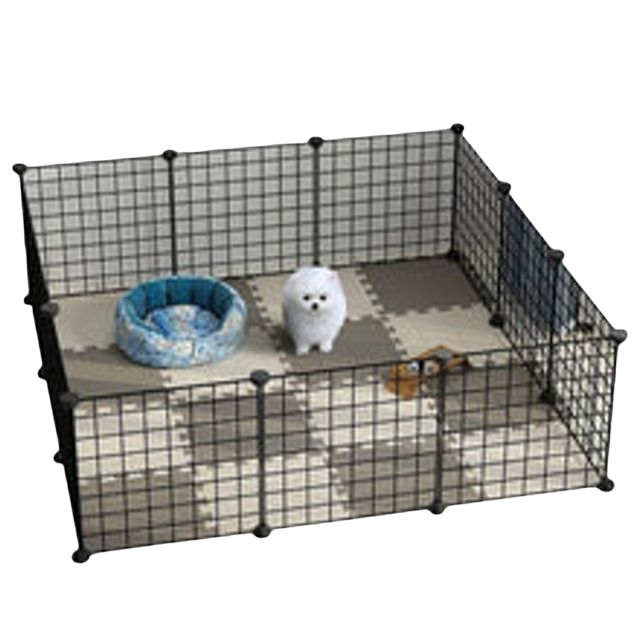 DIY Steel Panel Extendable Dog Cage 2