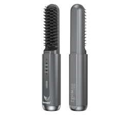 Cordless 2 In 1 Ionic Hair Straightener Brush