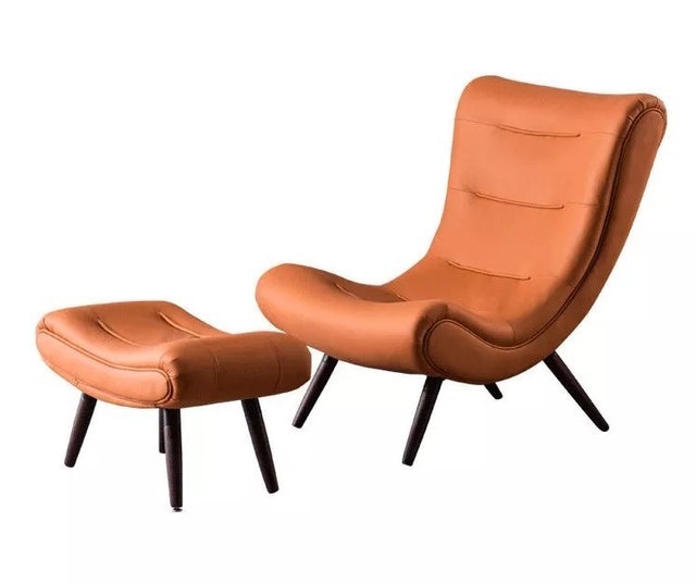 Snail Chair With Ottoman 1