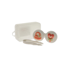 Contact Lens Case With Tweezer