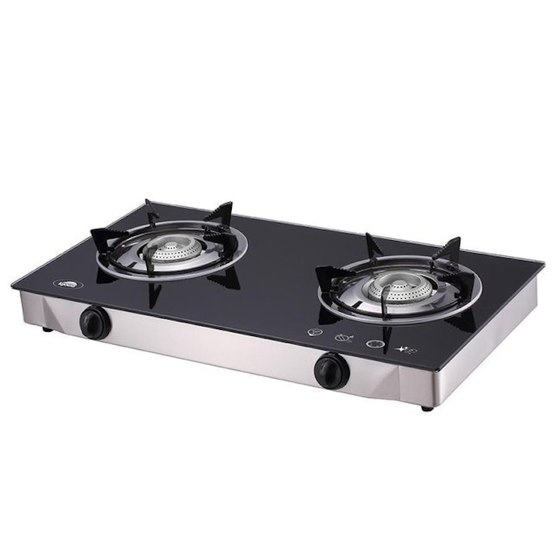 Glass Top Double Burner Gas Stove 1