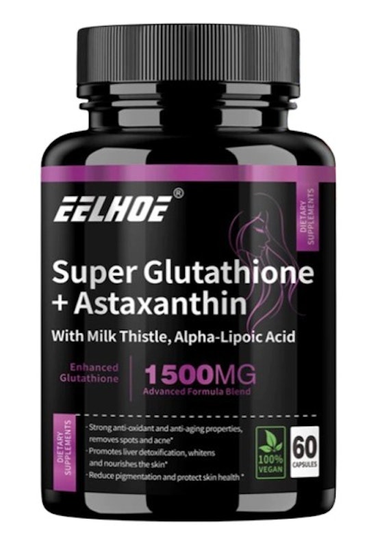 Super Glutathione + Astaxanthin Dietary Supplement 1
