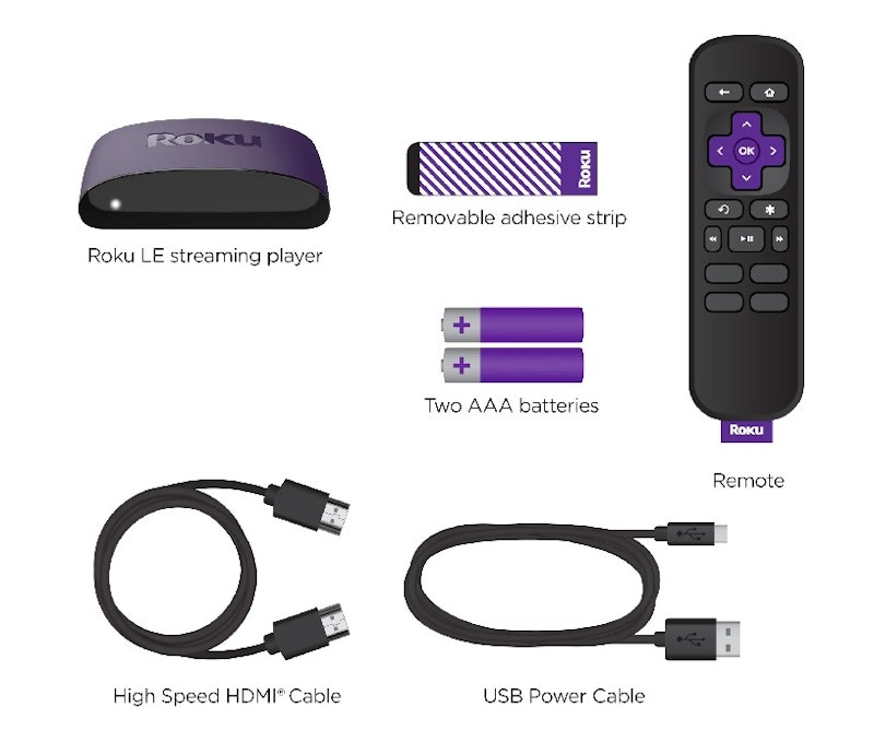 LE Streaming Media Player with High Speed HDMI Cable 2