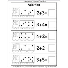 Dice Worksheets